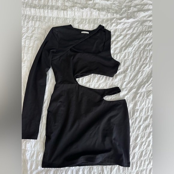 REVOLVE Black Cutout Mini Dress - Picture 4 of 6